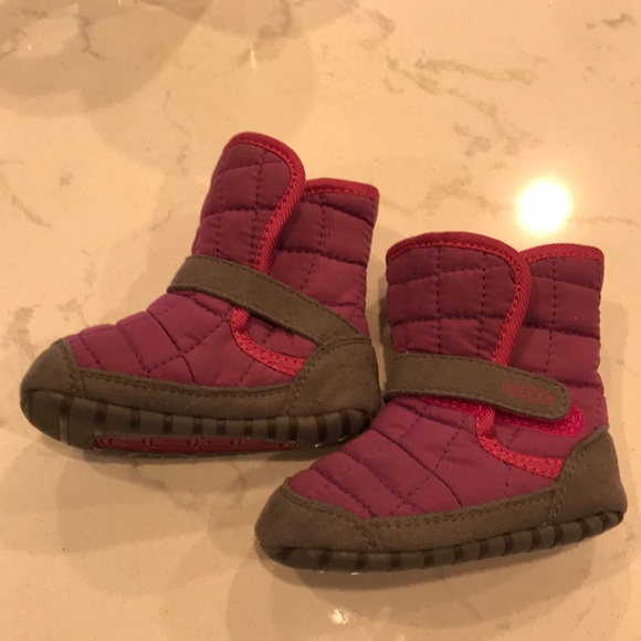 Purple Keen winter boots, 18 month - Picture 3 of 3
